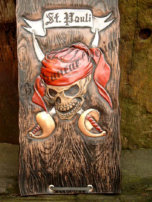 Tankabdeckung/Tankcover "Wood Pirate"